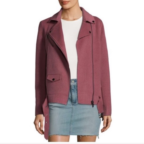 NWT Badgley Mischka April Biker Moto Jacket - Picture 1 of 7